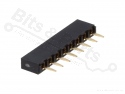 Headerpin socket female 1x8 pins